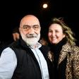 Journalist Ahmet Altan celebrates after being released from jail last week. An arrest warrant was issued for him on Tuesday