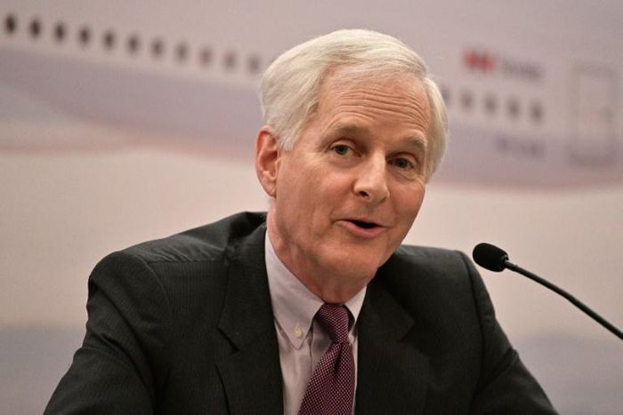 In a statement Cathay Pacific said John Slosar had stepped down and will be replaced as chairman by Patrick Healy of the conglomerate with a majority stake in the airline