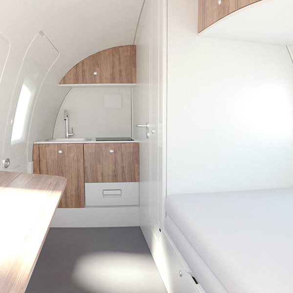 This Ecocapsule is Basically a Mobile Hotel Room