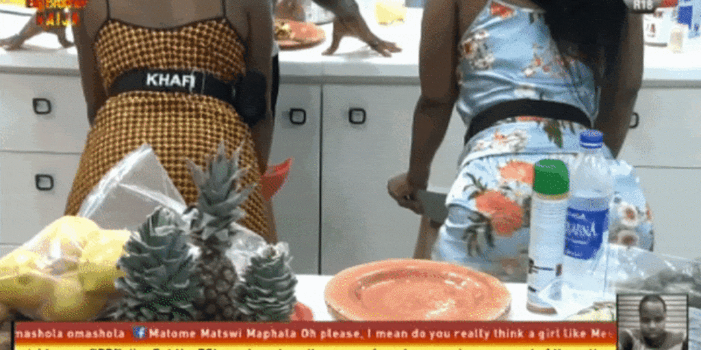 Tacha and Khafi ina friendly twerking challenge [AfricaMagic/BBNaija]