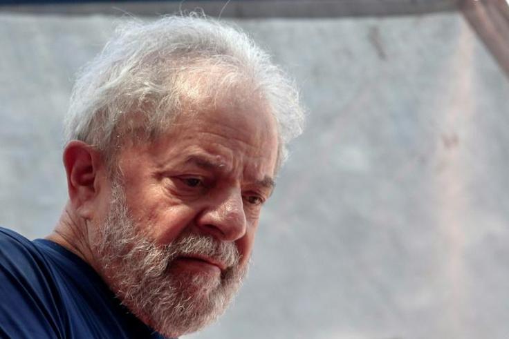 Dozens of prominent Argentine personalities signed a petition to in support of jailed Brazilian leftist icon Lula (pictured April 2018)