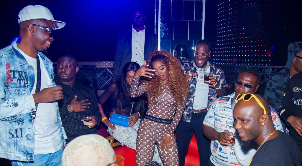 Burna Boy, Tiwa Savage, Dammy Krane and others party at The Club with Remy Martin in Lagos