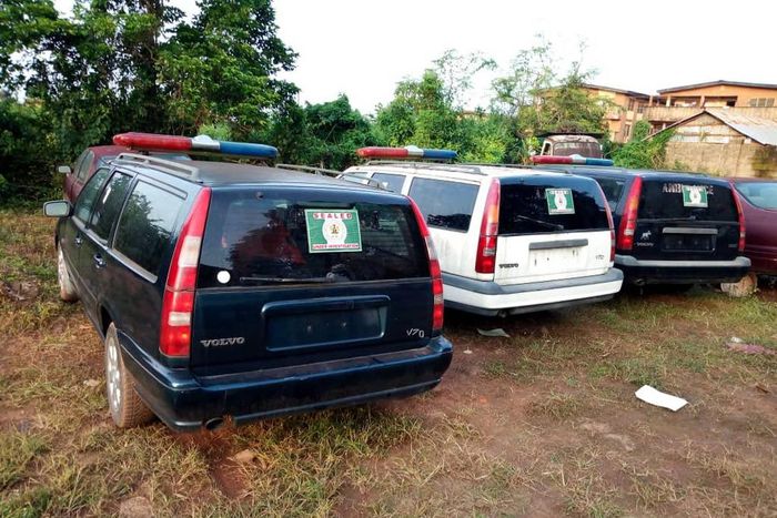 Ambulances seized from the constituency office of former senator, Buruji Kashamu [ICPC]