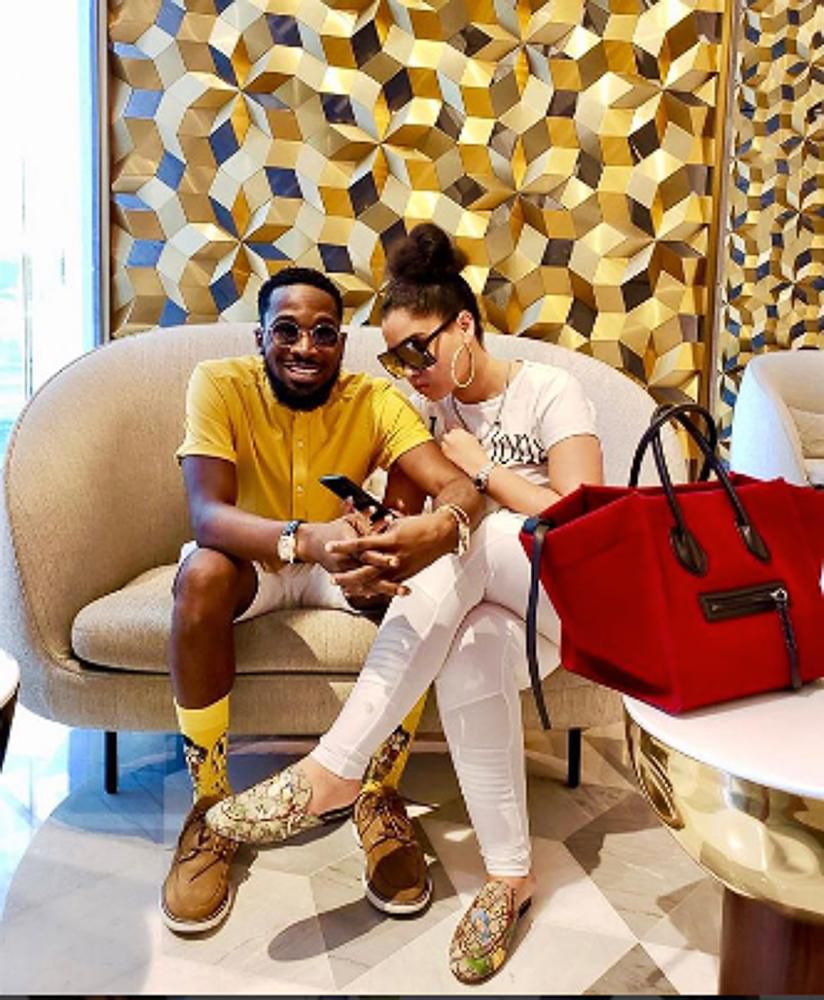 DBanj and hs wife,  (Onobelo)