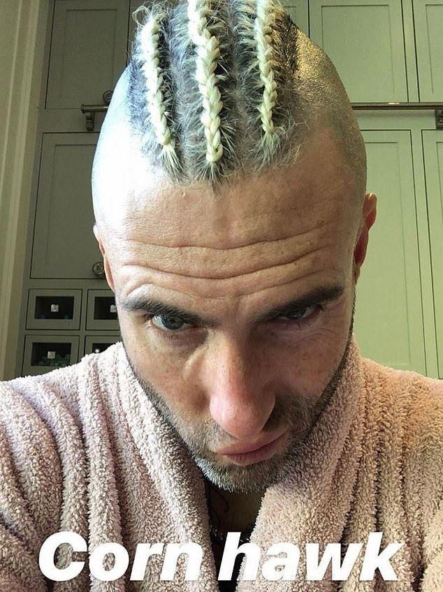 Adam Levine's New Cornrows Are Certainly a Choice