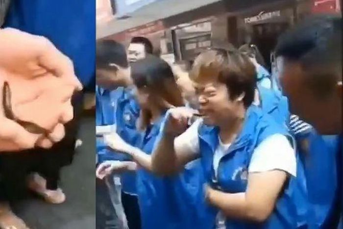 Chinese company makes employees eat raw fish, drink chicken blood for not meeting sales targets (video)
