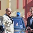 On Friday influential Ukrainian lawmaker Viktor Medvedchuk, (R) an ally of Russian President Vladimir Putin and former prisoner swap negotiator, visited two Ukrainians who are being held in a Moscow prison