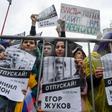 Supporters have been rallying for the release of jailed students who were arrested during recent opposition protests