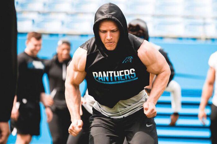 Christian McCaffrey's Jacked Arms Are Paying Off