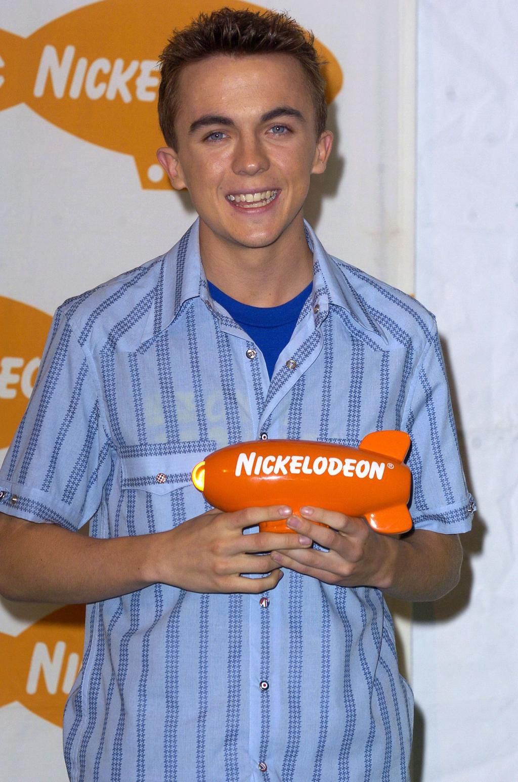 Frankie Muniz, winner of Favorite TV Actor for "Malcolm in the Middle," at the 2004 Nickelodeon Kids Choice Awards.