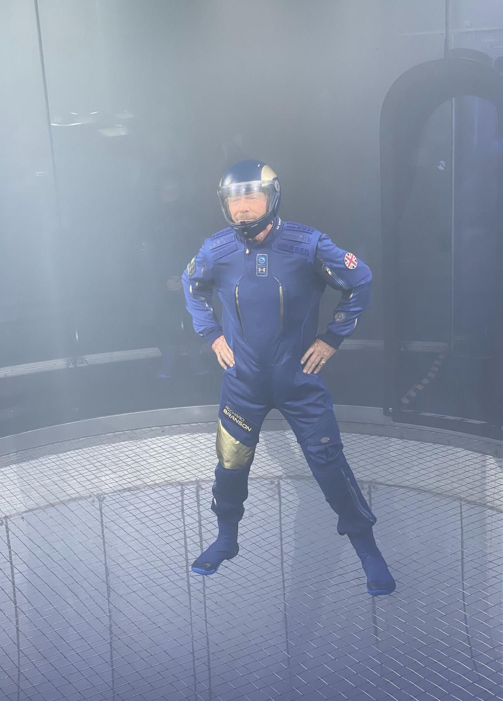 Richard Branson in the suit.