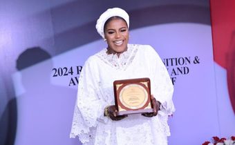 Arabinrin Aderonke Atoyebi was honoured by the FIRS chairman for her outstanding performance in enhancing the organisation’s public image. [X, formerly Twitter]