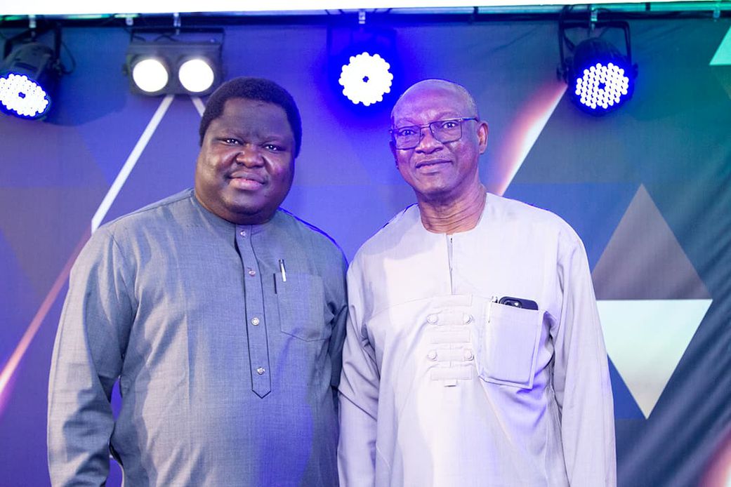 L-R: LICC’s Senior Pastor, Dr Wale Olasoji and ex-Lagos gubernatorial candidate, Jimi Agbaje. [X, formerly Twitter]
