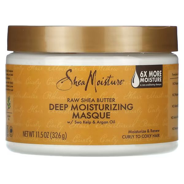 SheaMoisture, Raw Shea Butter, Deep Moisturizing Masque with Sea Kelp & Argan Oil