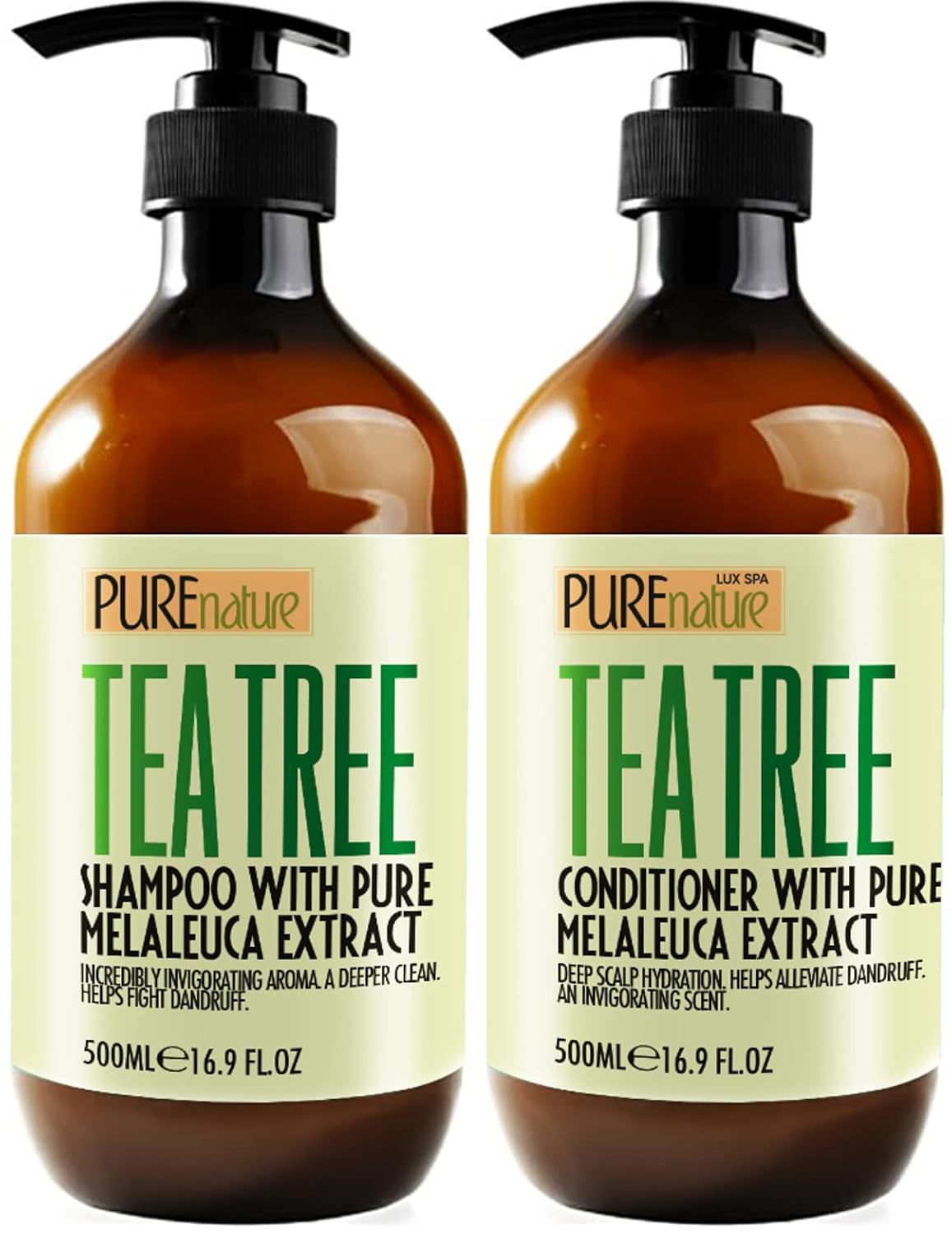 Tea Tree Oil Shampoo and Conditioner Set