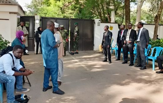 Officers from the Nigeria Police and the Nigeria Security and Civil Defence Corps (NSCDC) were observed manning various strategic locations around the compound of late former President Mohammadu Buhari. [DailyTrust]
