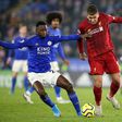 Wilfred Ndidi and Roberto Firmino (Leicester City via Getty Images)