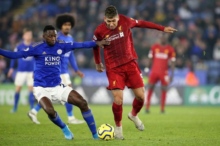 Wilfred Ndidi and Roberto Firmino (Leicester City via Getty Images)