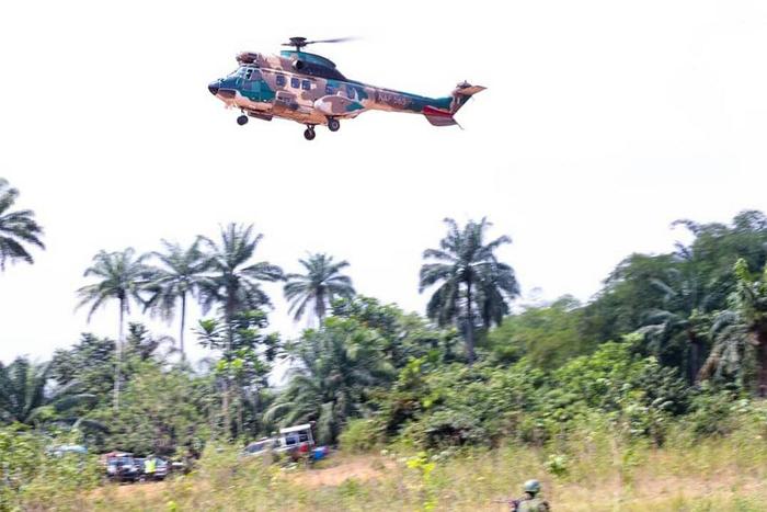 NAF launches Operation Rattle Snake, kills insurgents in Borno. [Twitter/@NigAirForce]