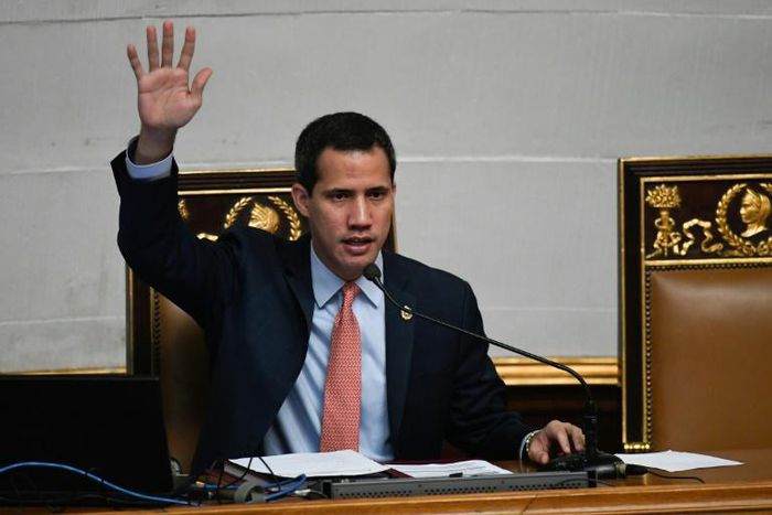 Venezuelan opposition leader and self-proclaimed acting President Juan Guaido, pictured in December, is seeking re-election as National Assembly speaker