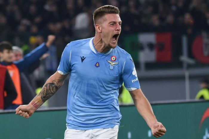Sergej Milinkovic-Savic put Lazio ahead with 15 minutes to play against Juventus