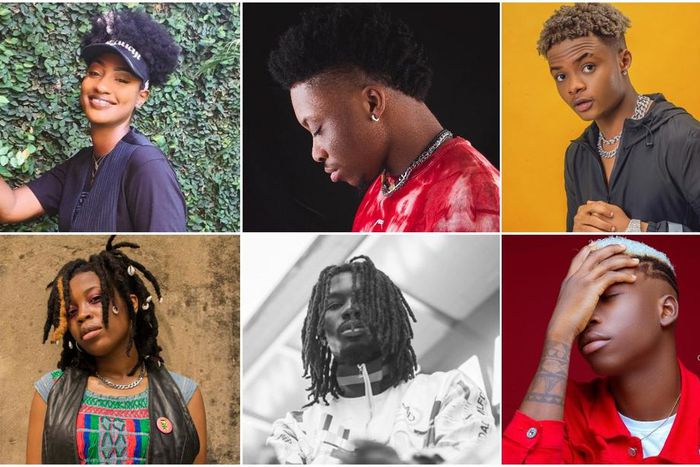 Tems, GoodGirlLA, Oxlade and 10 essential new Nigerian artists for 2020. (Native/MAVIN/Fader/NotJustOk/ON/001Pixels)