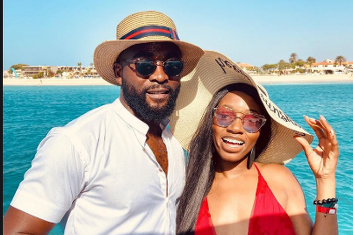 Khafi described her engagement to Gedoni as the best Christmas gift. (Okay)