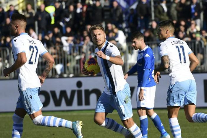 Ciro Immobile has scored 19 goals in 17 league games for Lazio this season.