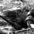 This file photograph taken in December 1944, shows US soldiers somewhere on the western Front during the German troops drive into the US lines during The Battle of The Bulge