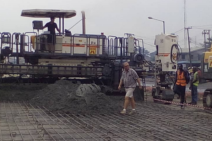 Ongoing reconstruction and rehabilitation of the Apapa-Oshodi-Ojota-Oworonsoki Expressway project. (NAN)