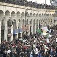 Algerian protesters take part in an anti-government demonstration in the capital Algiers on December 27, 2019 for the 45th Friday in a row