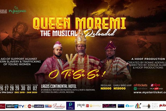 See the legendary Queen Moremi live on stage this December!