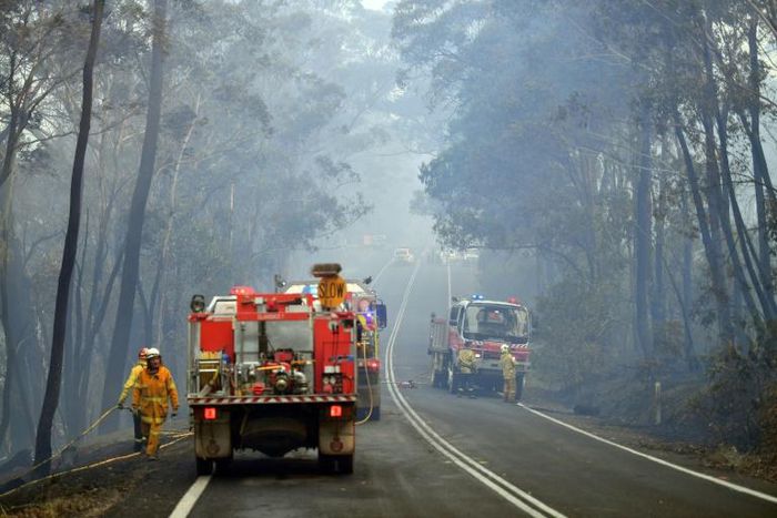 Some 100 fires have been burning for weeks in the Australian state of New South Wales, including a "mega-blaze" ringing Sydney