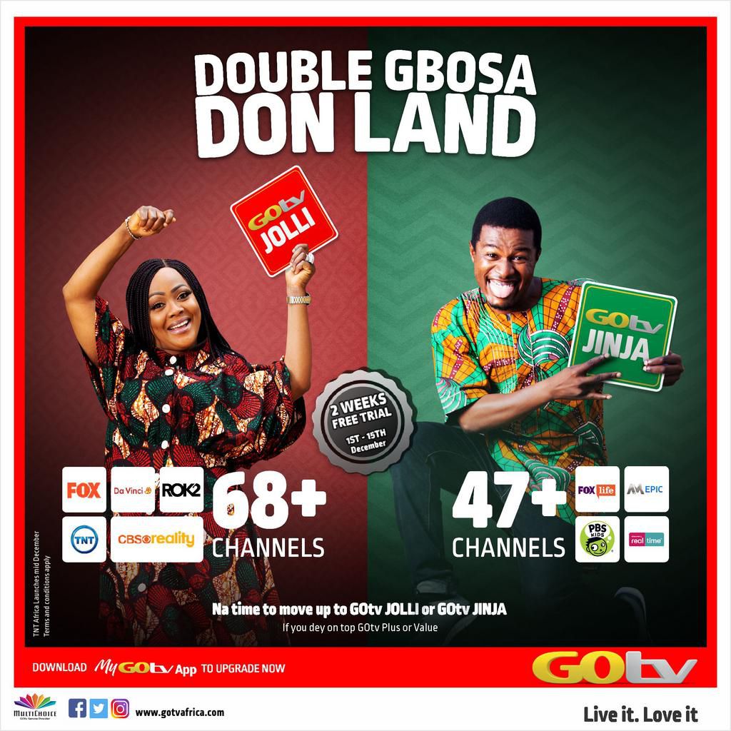 Introducing !!!!!!!!!!!!!!!! GOtv Jolli & GOtv Jinja