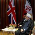 Iranian President Hassan Rouhani meets with British Prime Minister Boris Johnson on the sidelines of the UN General Assembly in September 2019