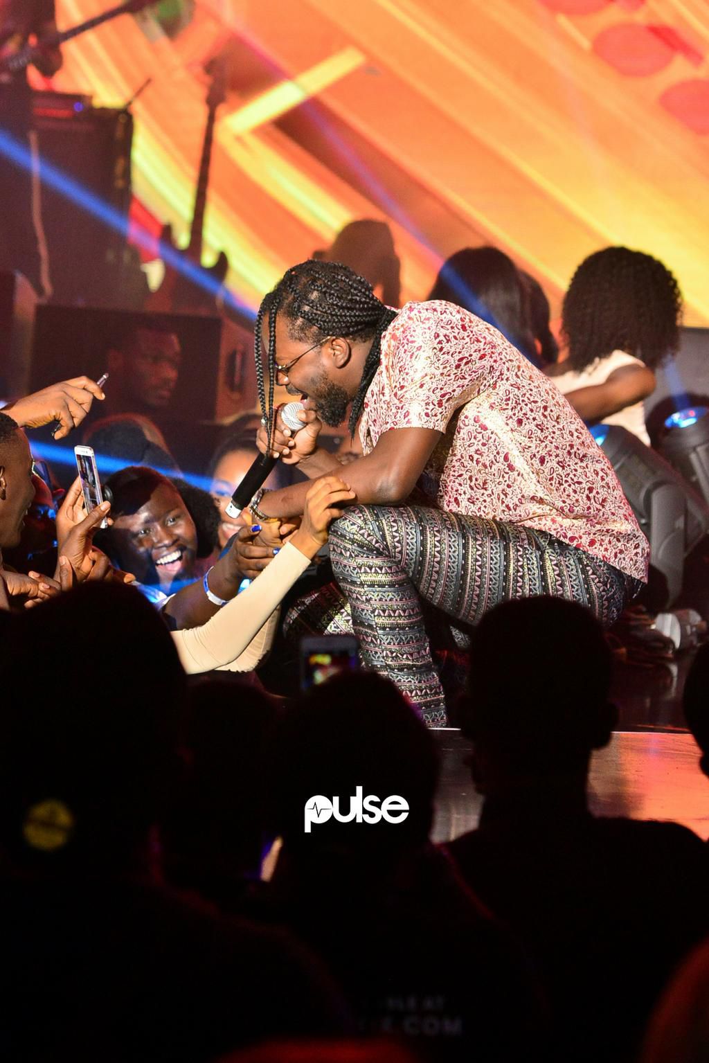Davido, Olamide, Rema, Mayorkun perform at Kizz Daniel Live . (Pulse Nigeria)
