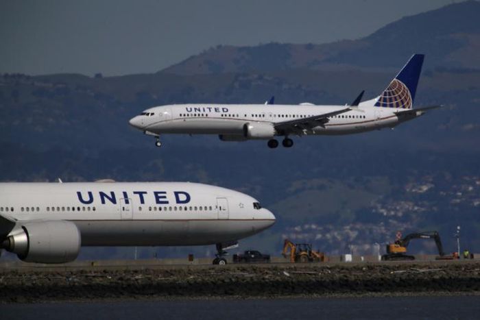 United Airlines, whose fleet mainly consists of Boeing planes (similar to the 737 MAX planes pictured), placed an order for 50 Airbus A321XLR aircraft