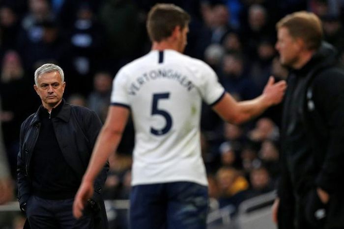 Jose Mourinho (left) wants Jan Vertonghen (right) to remain at Tottenham
