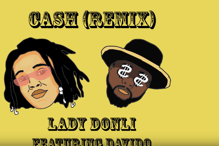 Davido features on Lady Donli's 'Cash (Remix).' (YouTube/Lady Donli)