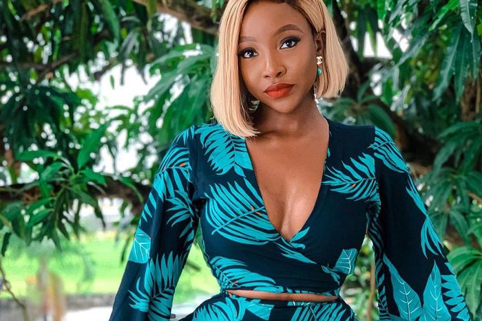 Ini Dima-Okojie takes on the role of Amaka Kalayor in the romantic comedy, 'Kpali'. [Instagram/inidimaokojie]