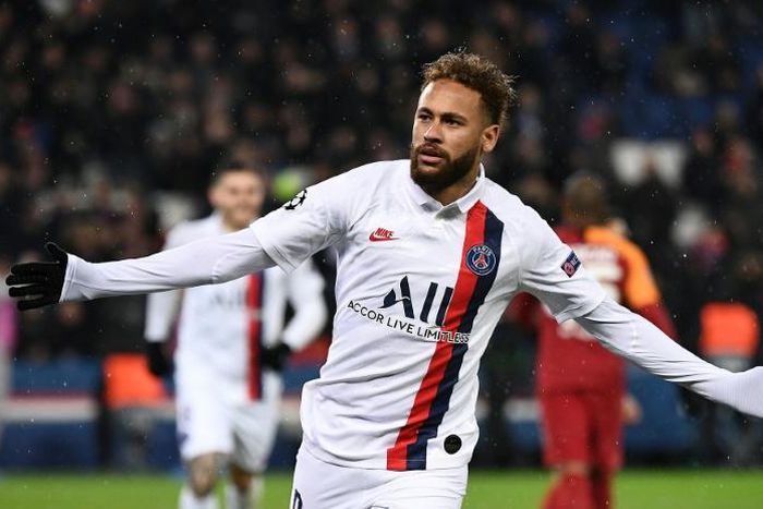 Neymar scored PSG's third goal as they beat Galatasaray 5-0 in their final Champions League group game