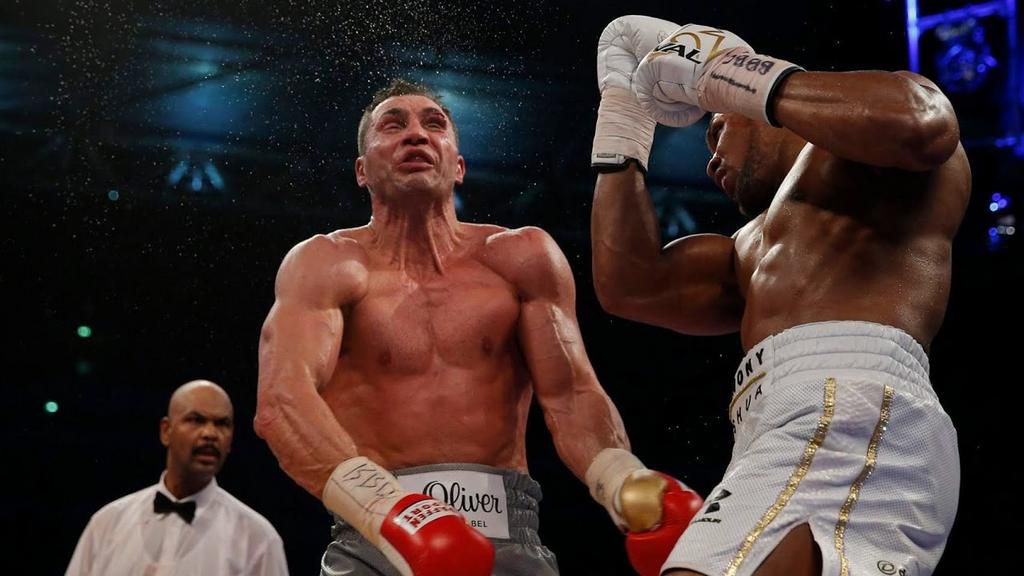 Anthony Joshua's power bunch totally stunned Wladimir Klitschko