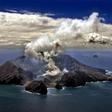 A file picture of New Zealand's most active volcano, Whakarri (White Island), in the Bay of Plenty, taken in 1999