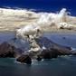 A file picture of New Zealand's most active volcano, Whakarri (White Island), in the Bay of Plenty, taken in 1999