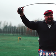 Eddie Hall Tries to Break World Golf Swing Record