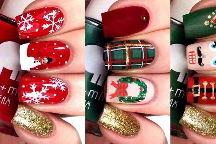 christmas nail art ideas