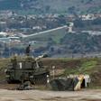 Israeli troops deployed on the annexed Golan Heights on the border with Syria