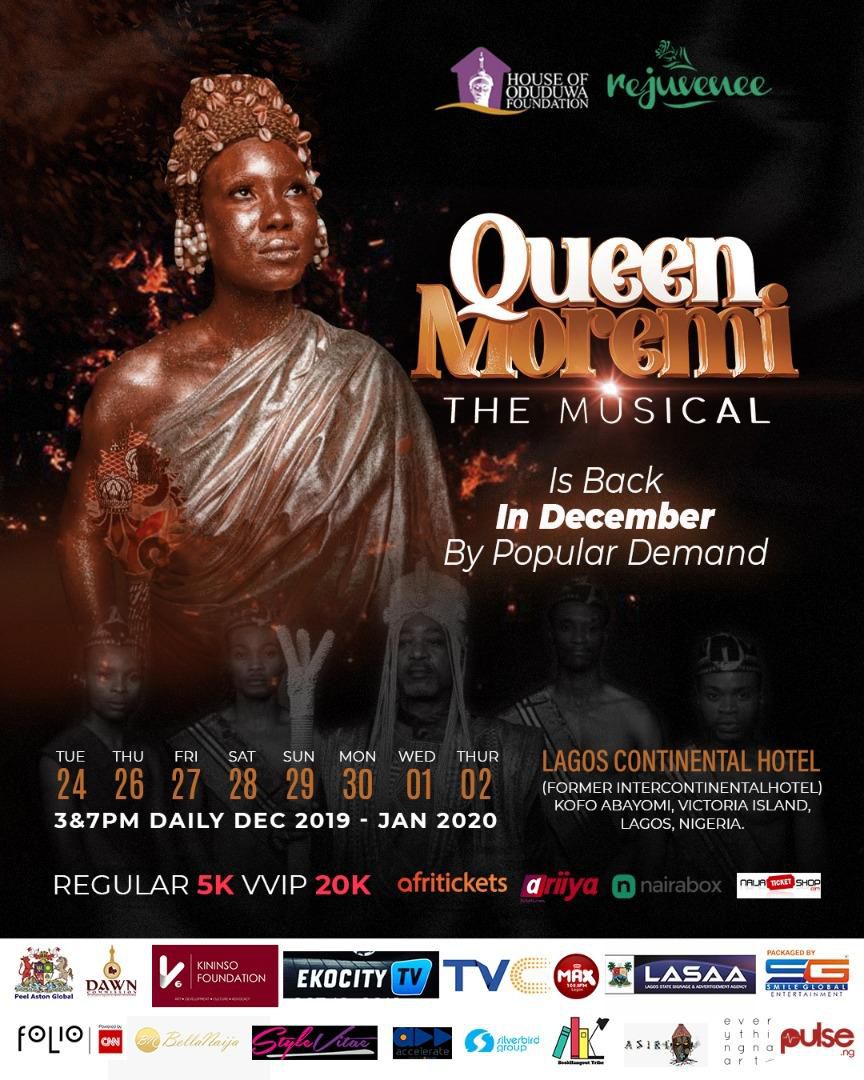 ‘Queen Moremi the Musical’ Reloaded: The Ile-Ife queen takes Lagos again!