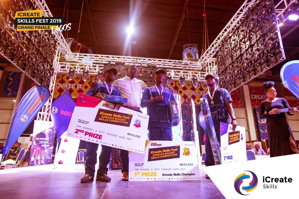 The iCreate Skills Fest 2019 champions