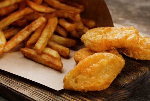 Fried rattlesnake with chips [Shutterstock]